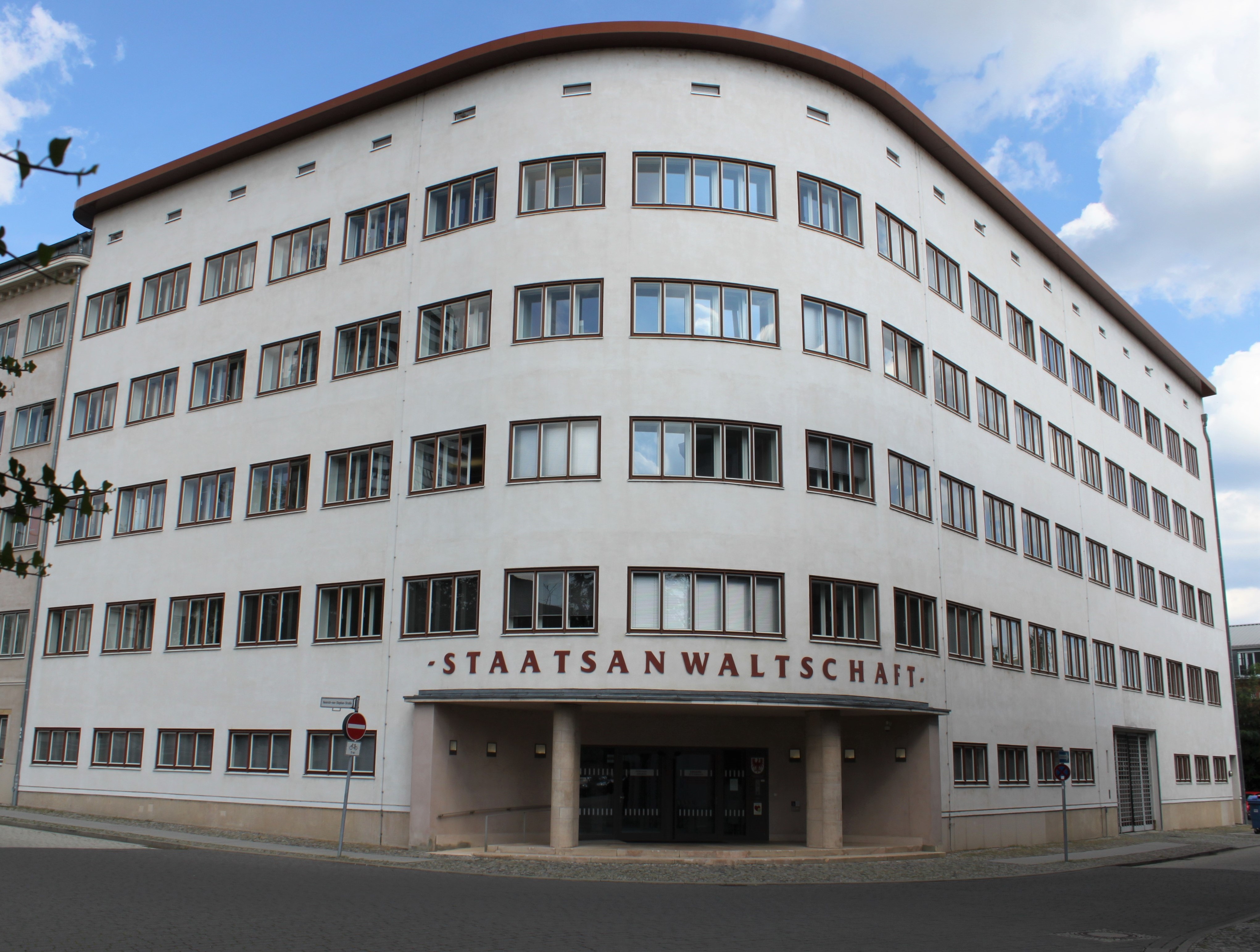 Bild: Ansicht des Dienstgebäudes der Staatsanwaltschaft Frankfurt (Oder)